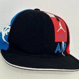 Jordan Nike Air Multi-Color Youth SnapBack Vintage Baseball Hat- Like New